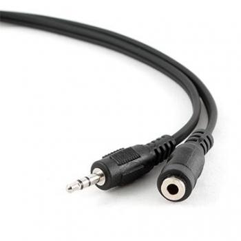 Iggual PSICCA-423 - Cable audio estéreo 3,5 mm macho-hembra, 1.5 metros, color negro