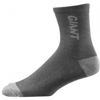 Calcetines de Lana Merino para Ciclismo GIANT Realm Quarter Gris