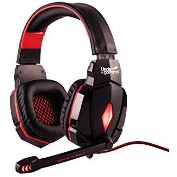 Auriculares de Diadema con Cable para Juegos y Micrófono Under Control UC-250 para PC
