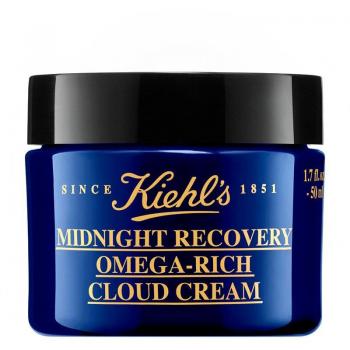 Kiehl's Midnight Recovery Omega-Rich Cloud Cream 50ml - Night cream, omega-rich formula, botanical ingredients, designed for overnight hydration and skin recovery, suitable for all skin types