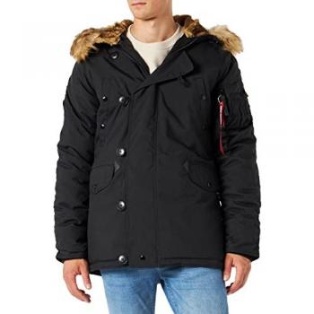 Alpha Industries Explorer Men's Winter Jacket - Black - XL