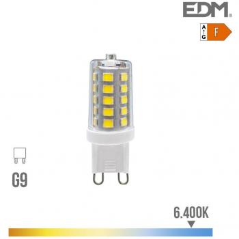 Bombilla LED G9 3W 260lm 6400k Luz Fría Regulable ø1,65x4,9cm