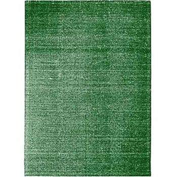 Alfombra de lana y algodón 160 x 230 cm verde claro