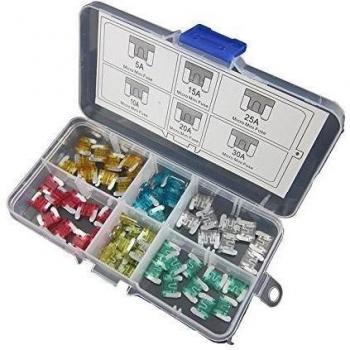Fusibles de cuchilla tipo mini y mini de perfil bajo FU-31 de Digiten, para coche