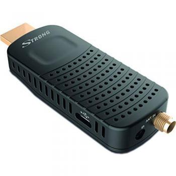 Decodificador HDMI DVB-T2 Strong SRT 82 - Full HD, H.265/HEVC, Antena Externa, EPG, PVR, USB y Micro USB