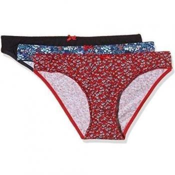 Women'Secret PM Flowers 3BC, Pack de Braguitas para Mujer, Several, L