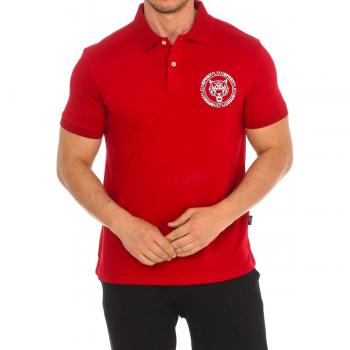 PHILIPP PLEIN SPORT Polo Rojo de Hombre para Primavera/Verano