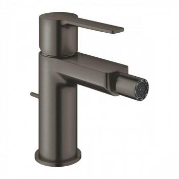 Grifo de Bidet Lineare S-Size con Desagüe en Grafito Duro Cepillado