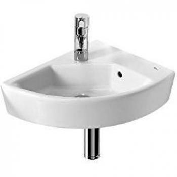 Roca ,MERIDIAN Lavabo de porcelana mural, 550 x 460 x 150 mm,A325243000