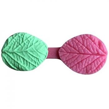 LYNCH La forma de hoja Fondant Presione el molde para la decoración de la torta de la hornada de la cocina Herramientas,Rosa