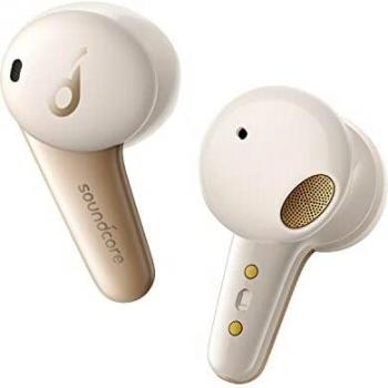 Auriculares Inalámbricos Soundcore Life Note 3S de Anker, Sonido Potente, 4 micrófonos para Llamadas nítidas, Mayor Comodidad, Carga inalámbrica, 35 Horas reproducción, Carga rápida, Aplicación