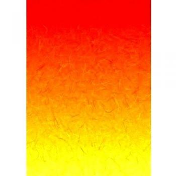 4 hojas A4 Craft Creations decorativo impreso - efecto Mulberry - Creative Card rojo/amarillo Gradient - 240gsm 300mic cartulina - Matt frente Impreso con blancos llanos regresará