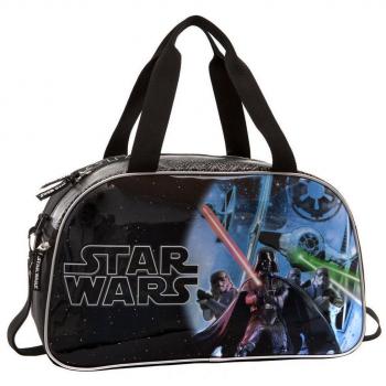 Star Wars Bolsa de Viaje, Color Negro, 27.72 Litros