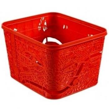 Curver - Caja Box London 18 L Rojo 35X30X2