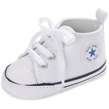 Zapatos para bebé Auxma La Zapatilla de Deporte Antideslizante del Zapato de Lona de la Zapatilla de Deporte para 3-6 6-12 12-18 M