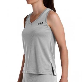 Camiseta Bullpadel Diles Gris Perla Bicolor