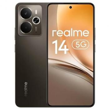 Smartphone Realme 14 5G, Dual SIM, 12GB RAM, 256GB, Pantalla AMOLED 6.67, Batería de 6000mAh, Snapdragon® 6 Gen 4, Carga