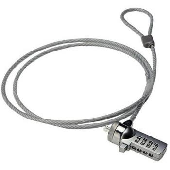Ewent EW1241 Cable antirrobo Plata 1,5 m