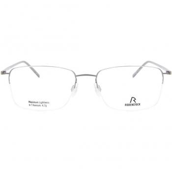 Rodenstock R7051 B Men's Eyeglasses Silver Size 55 (Frame Only) - Blue Light Block Available