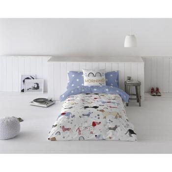 Funda Nórdica Reversible Infantil 100% Algodón Doggy Patch Cool Kids Fabricado en España - Juego de 2 Piezas