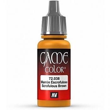 VALLEJO-3072038 72038 VALLEJO Game Color Marron ESC, Multicolor