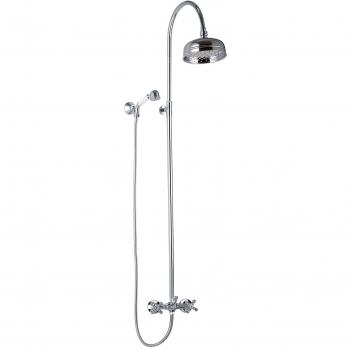 Clever 96154 Conjunto de Ducha Bimando Extensible With2 Antigona, Elegance, Cromado