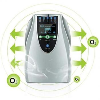 Generador de ozono, Purificador de Aire doméstico, Máquina de ozono portátil multipropósito de 500 MG/h con 6 temporizadores para Cocina, Dormitorio, Sala de Estar, baño y Oficina