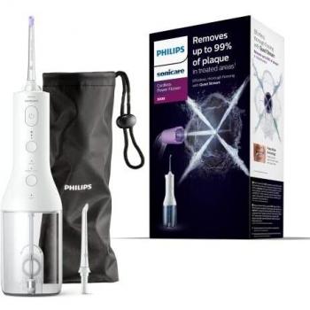 Philips Sonicare Power Flosser 3000 HX3806/31 Irrigador Oral Inalámbrico con Boquilla de 360º
