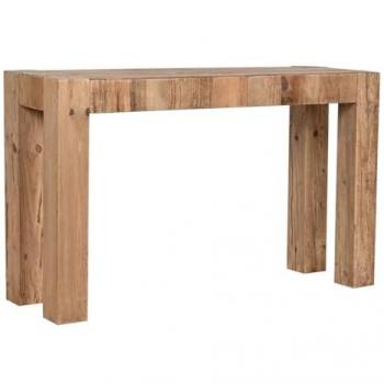Consola Home Esprit Marrón de Pino en Madera Reciclada 117 x 36 x 71 cm