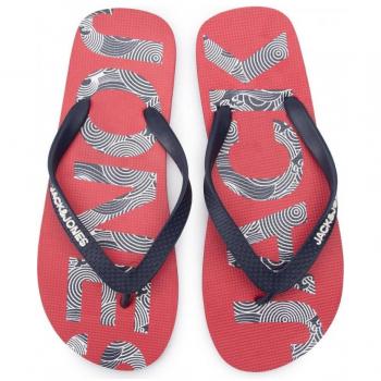 Chancla Dedo Logo Roja para Hombre Jack and Jones