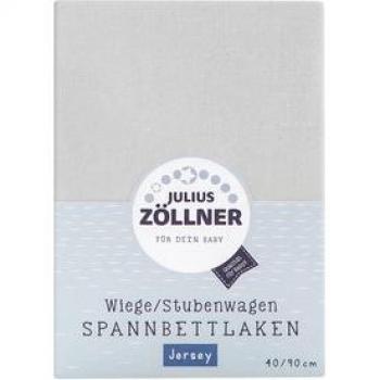 Sábana Ajustable Jersey para Cuna 90x40cm Color Gris Claro 100% Algodón STANDARD 100 by OEKO-TEX