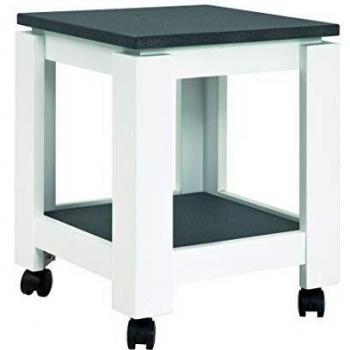 Haku Möbel 42568 carro, MDF, granito Blanco óptico, 35 x 35 x 45 cm