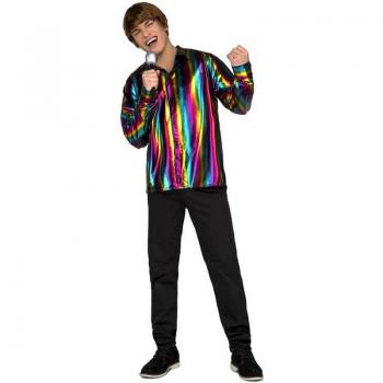 Disfraz de Camisa Disco multicolor para hombre