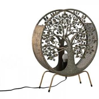Lámpara de mesa Home ESPRIT Dorado Metal 50 W 220 V 40 x 13 x 49 cm