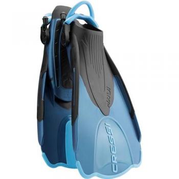 Cressi Aletas de Buceo Maui Short Unisex Adulto Azul/Azul Claro M/L (41/44 EU)