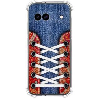 Funda Antigolpes de Silicona para Google Pixel 8a 5G con Diseño de Zapatillas 11