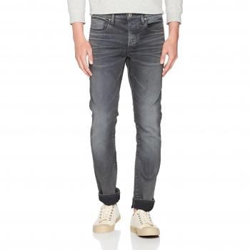 G-Star 3301 Slim Fit Jeans for Men - Dark Aged Cobler, Casual Denim