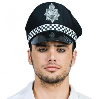 Gorra de Policía con Placa
