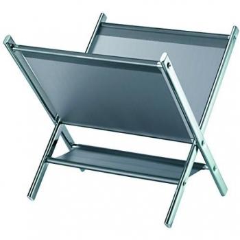 Portariviste Cromato Metal 39 x 41,5 x h.39,5 cm