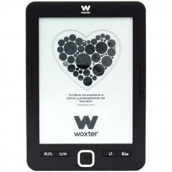Woxter Scriba 195 - eReader de 6 E-Ink Pearl con 4GB de almacenamiento en color negro