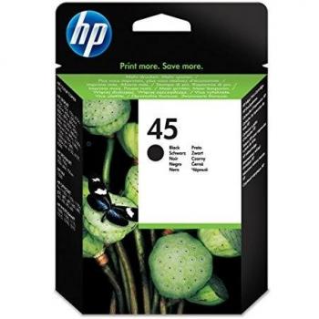 Cartucho de tinta HP 51645AE / 45 negro alta capacidad (42 ml, hasta 930 páginas)