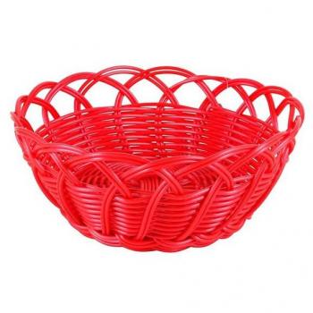 Cesta Organizadora Redonda Roja 20x9cm