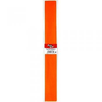 Fixo Kids 68000552. Rollo de Papel Crespón, Color Naranja, 0,50x2,5 Metros, Perfecto para Manualidades