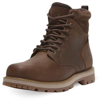 Timberland Britton Road Mid Lace-Up Waterproof Boots for Men in Dark Brown, Size 42