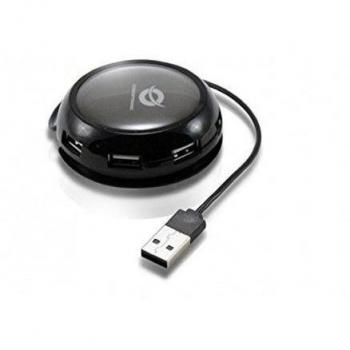 Conceptronic PCS70501CS7USB2 - Hub USB, 7 puertos, color negro