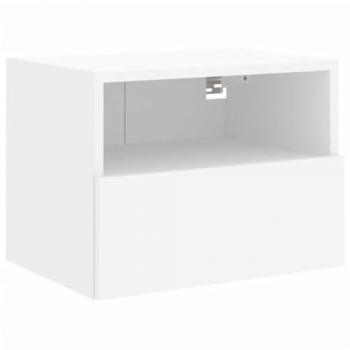 Mueble para TV de pared blanco 40x30x30 cm madera multicapa