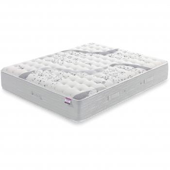 FLEX Colchón muelles ensacados biocerámico WBx 500 Visco Firmeza Superior, 90 x 190 cm