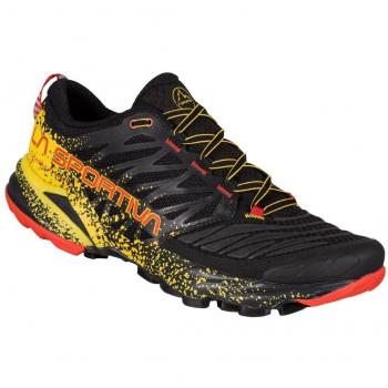 La Sportiva Akasha II Trail Running Shoes for Men - Black Yellow Size 41