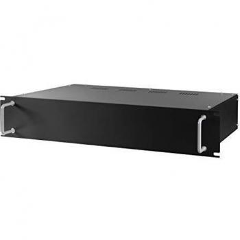 Contenedor Rack 2U Negro con Manijas para Autoconstrucción 480 mm (19)