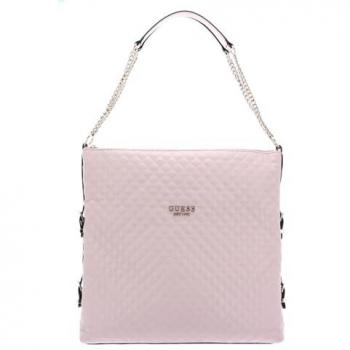 Guess Adam Pink Chain-Handle Shoulder Bag for Women (One Size)